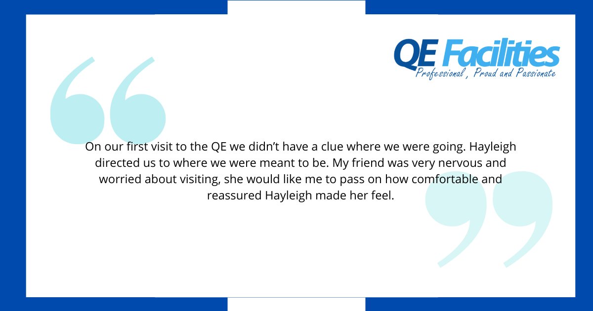 It's our favourite time of the week #FeedbackFriday!  Hayleigh Palmer has been recognised by members of the public for her kind and comforting nature which made their visit much less worrying.

Well done Hayleigh!