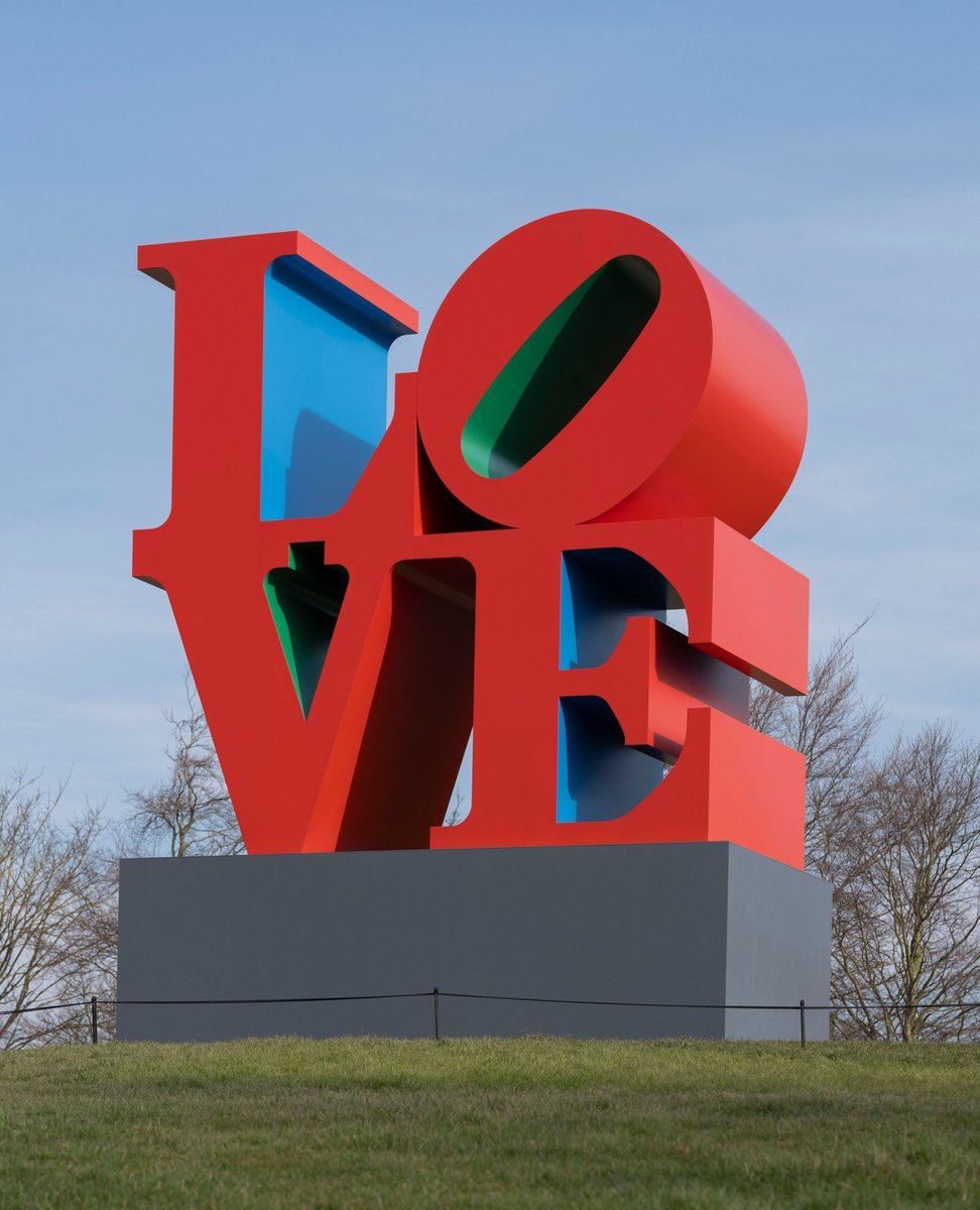 Robert Indiana, “LOVE (Red Blue Green)” (1966–1998) <a href="/YSPsculpture/">Yorkshire Sculpture Park</a>
