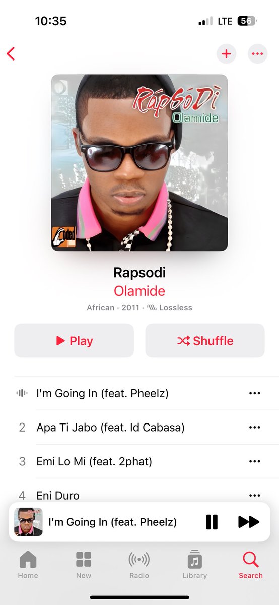 whyte0101's tweet photo. Rapsodi now on Apple Music 🤩 If you really love Olamide, let’s go feast 🍻 #rapsodi https://t.co/BRveUFnLhk
