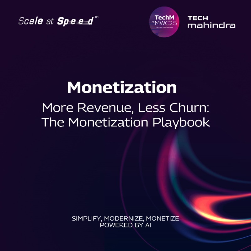 tech_mahindra's tweet photo. The future of #telecom lies in scaling new and existing business models while modernizing operations to stay ahead.
Meet us at Booth 2D46 at #MWC25 to discuss how we can #SimplifyModernizeMonetize telecom for the future: https://t.co/texxMDAz7h
#ScaleAtSpeed #TechMAtMWC25