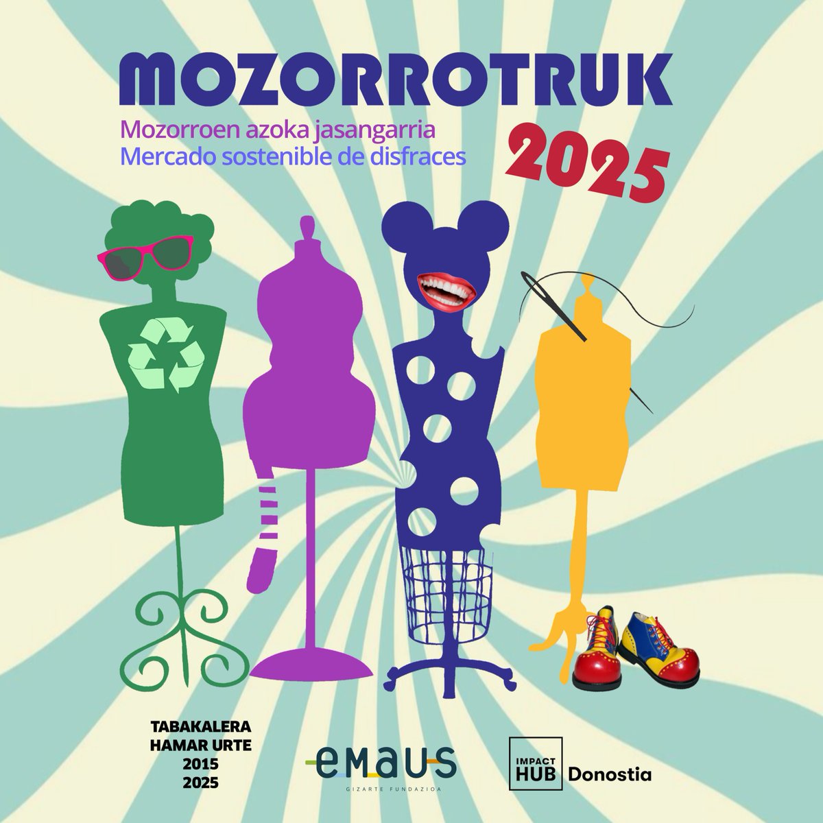 Tabakalera Medialab (@tbkmedialab) on Twitter photo 🆕 Disfraces de segunda mano en Tabakalera
🥸El objetivo de la iniciativa Mozorrotruk es promover un Carnaval divertido, inclusivo y con el menos impacto ambiental posible.
🥳 <a href="/ImpactHubDSS/">Impact Hub Donostia</a> #EmausGizarteFundazioa
tabakalera.eus/es/disfraces-d… 🆕 Disfraces de segunda mano en Tabakalera
🥸El objetivo de la iniciativa Mozorrotruk es promover un Carnaval divertido, inclusivo y con el menos impacto ambiental posible.
🥳 <a href="/ImpactHubDSS/">Impact Hub Donostia</a> #EmausGizarteFundazioa
tabakalera.eus/es/disfraces-d…