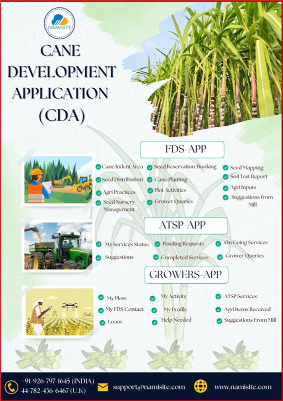 NAMISITE (@namisite1) on Twitter photo 📷 Request a Free Trial: Contact :-sales@namisite.com
#cda #atsp #fds #Agriculture #Technical #Growers #Farmers #Development #Supervisor #Field #Cane #sugarcane #sugarfactory #sugarmill #Application #services #Agritech #AgritechCompanies #indiasugarmill 📷 Request a Free Trial: Contact :-sales@namisite.com
#cda #atsp #fds #Agriculture #Technical #Growers #Farmers #Development #Supervisor #Field #Cane #sugarcane #sugarfactory #sugarmill #Application #services #Agritech #AgritechCompanies #indiasugarmill