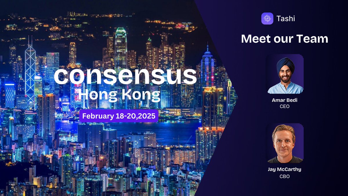 Hong Kong, here we come! 🔥🚀

Our CEO,<a href="/AmarSBedi/">Amar Bedi</a>, and CBO, <a href="/jaymccarthy15/">Jay McCarthy</a>, will be attending Hong Kong Consensus—ready to connect, explore, and dive into the future of Web3 gaming and DePIN.  

If you're around, let’s link up and build the future together!  #Consensus2025