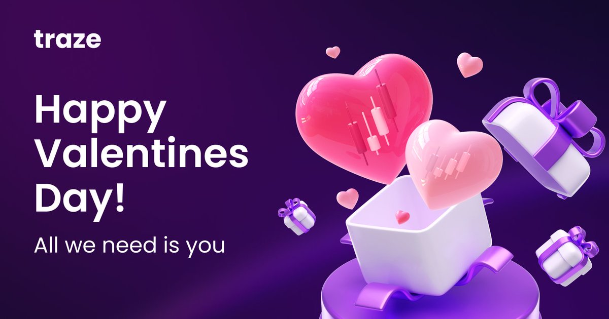 Traze_Global's tweet photo. 💖 Love is in the trades! 💖

This Valentine’s Day, we’re sending you bullish vibes and profitable pips! 📈💘

Because just like a perfect trading setup, all we need is you to complete the strategy! 😉

#HappyValentinesDay #ForexLove #PipsAndProfits #TradeWithLove #Traze https://t.co/vWh7MiVu7m