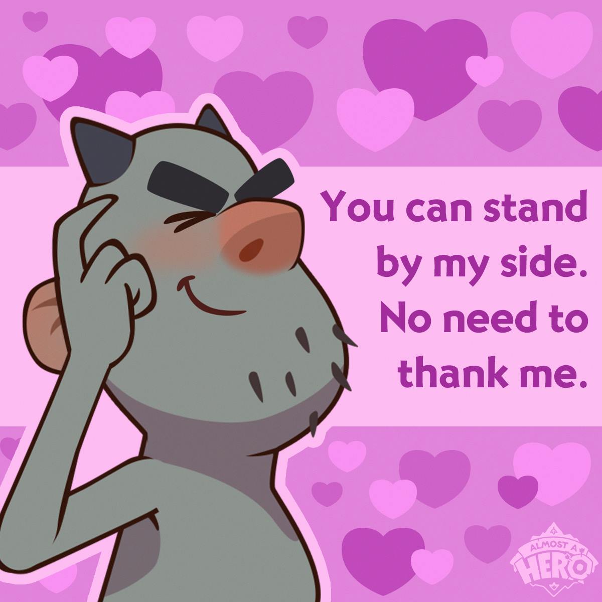 almostaherogame's tweet photo. 𝓗𝓪𝓹𝓹𝔂 𝓥𝓪𝓵𝓮𝓷𝓽𝓲𝓷𝓮'𝓼 𝓓𝓪𝔂!

No chocolates or flowers are needed when we have the best heroes by our side! 🏹✨
Tag your in-game bestie or favorite hero and tell us why they’re your Valentine! 🧡

#AlmostAHero #ValentinesDay https://t.co/AY5Pd1sdYl