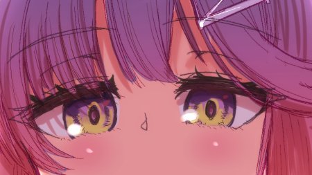 #このタグを見た人は自分の絵柄の目部分を見せる 比較的あたらしいの。