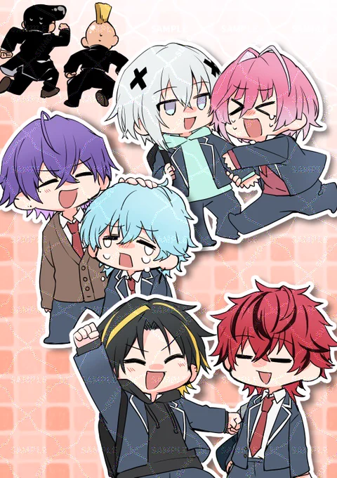 【お仕事】めておら様のバレンタイン・キッス歌ってみたでのデフォルメイラスト、short動画の絵コンテ・イラスト、X投稿のイラストを描かせていただきましたよろしくお願いします! 