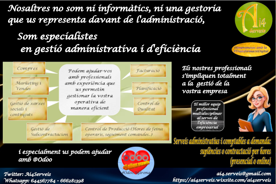 serveis38965's tweet photo. Que podem aportar-vos amb #SolucionsAi4:
📌Transformació Digital Eficient
📌Gestió Administrativa Proactiva
📌Gestió Documental Ordenada
📌Ajuda a Planificació/Organització de gestió
📌Suport eficient a presa de decisions
📌Millora #CostosVariables
#ServeisAdministratiusADemanda https://t.co/F0n6T0XAdd
