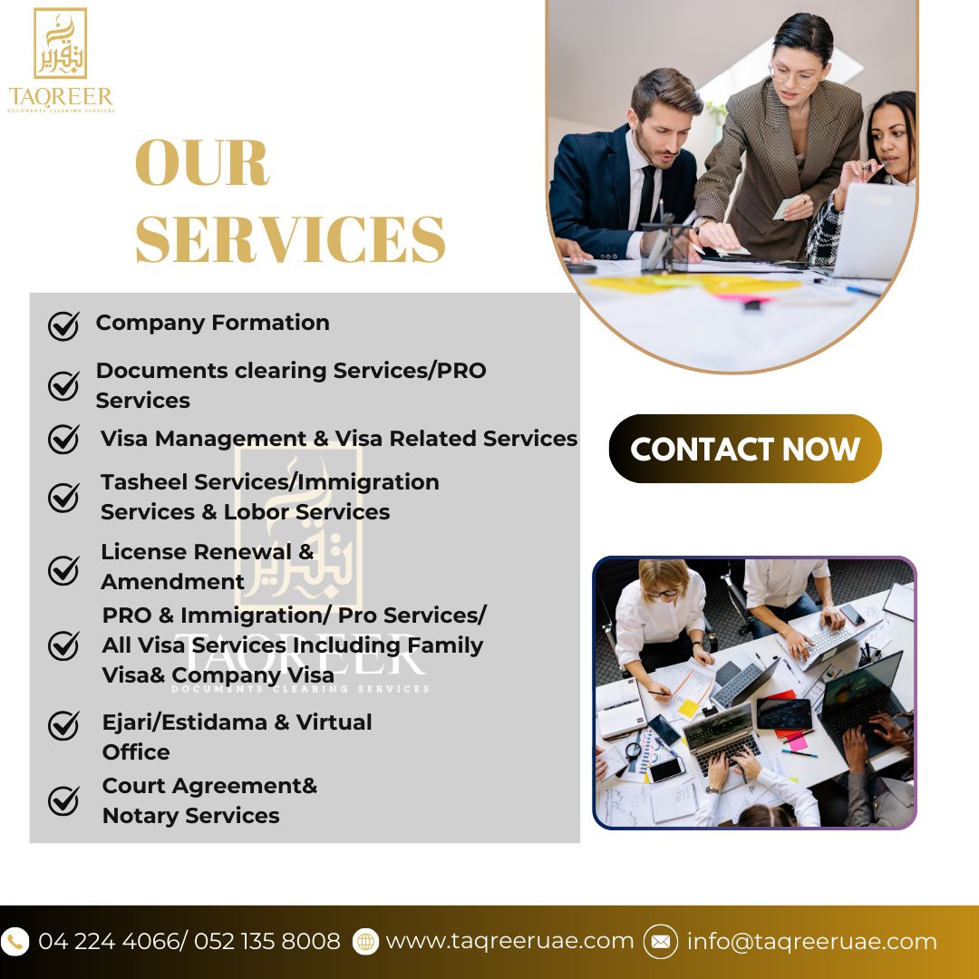 taqreergroup's tweet image. Transforming your needs into solutions. We provide top-tier services tailored just for you.
Contact us today.
#businesssolutions #topqualityservice #dubai #servicethatworks #businessgrowth #innovativeservices #partnerinsuccess #expertsolutions #taqreer #taqreergroup