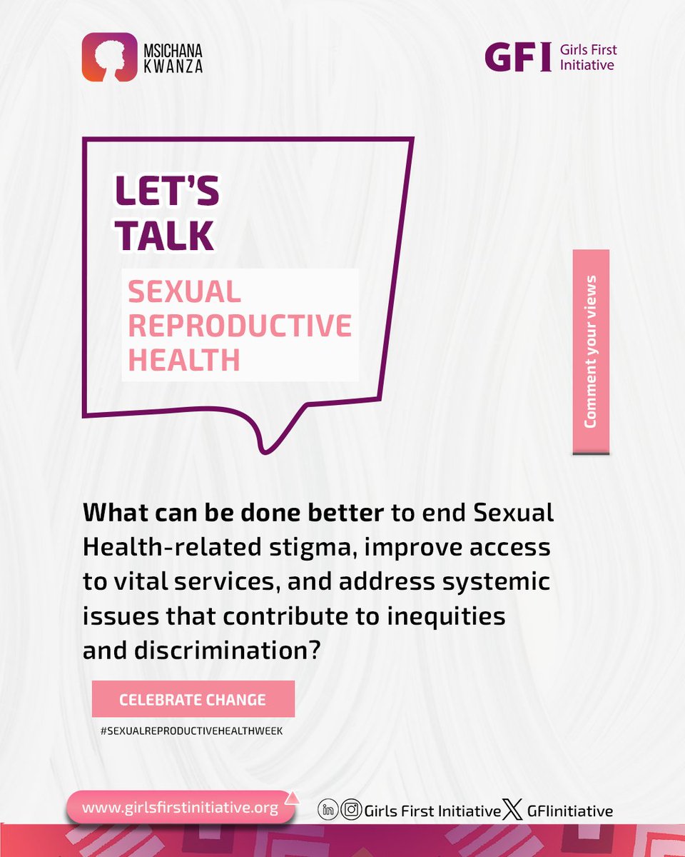 Towards the end of the Sexual and Reproductive Health Awareness Week, on 15th Feb, we invite you to share your thoughts and opinions on what can be done better to improve sexual health status among young women and girls.

Share your thoughts on the comments.

#srhweek