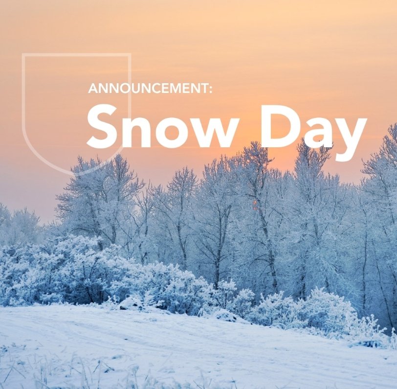 Due to the inclement weather, St. Bon's will be closed today, February 14th. Our class Valentine's Day celebrations and red/pink Jeans Day will be on Monday.