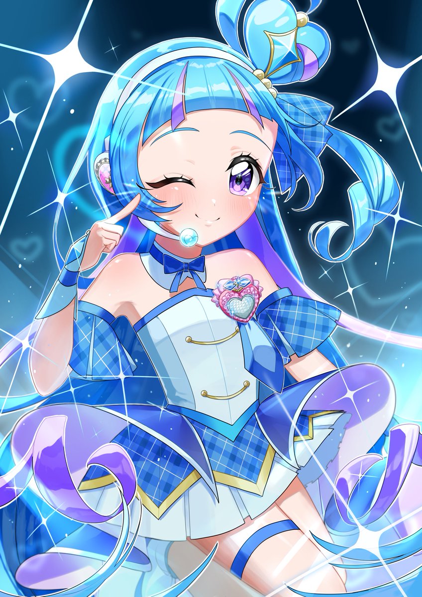 キュアウインク🎤💙 #precure #キミプリ #キミとアイドルプリキュア