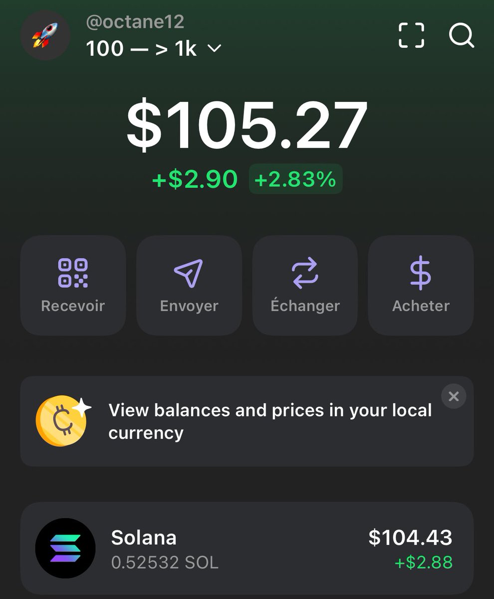 MainOctane's tweet image. 100€ to 1000€ on va tester ça en bien