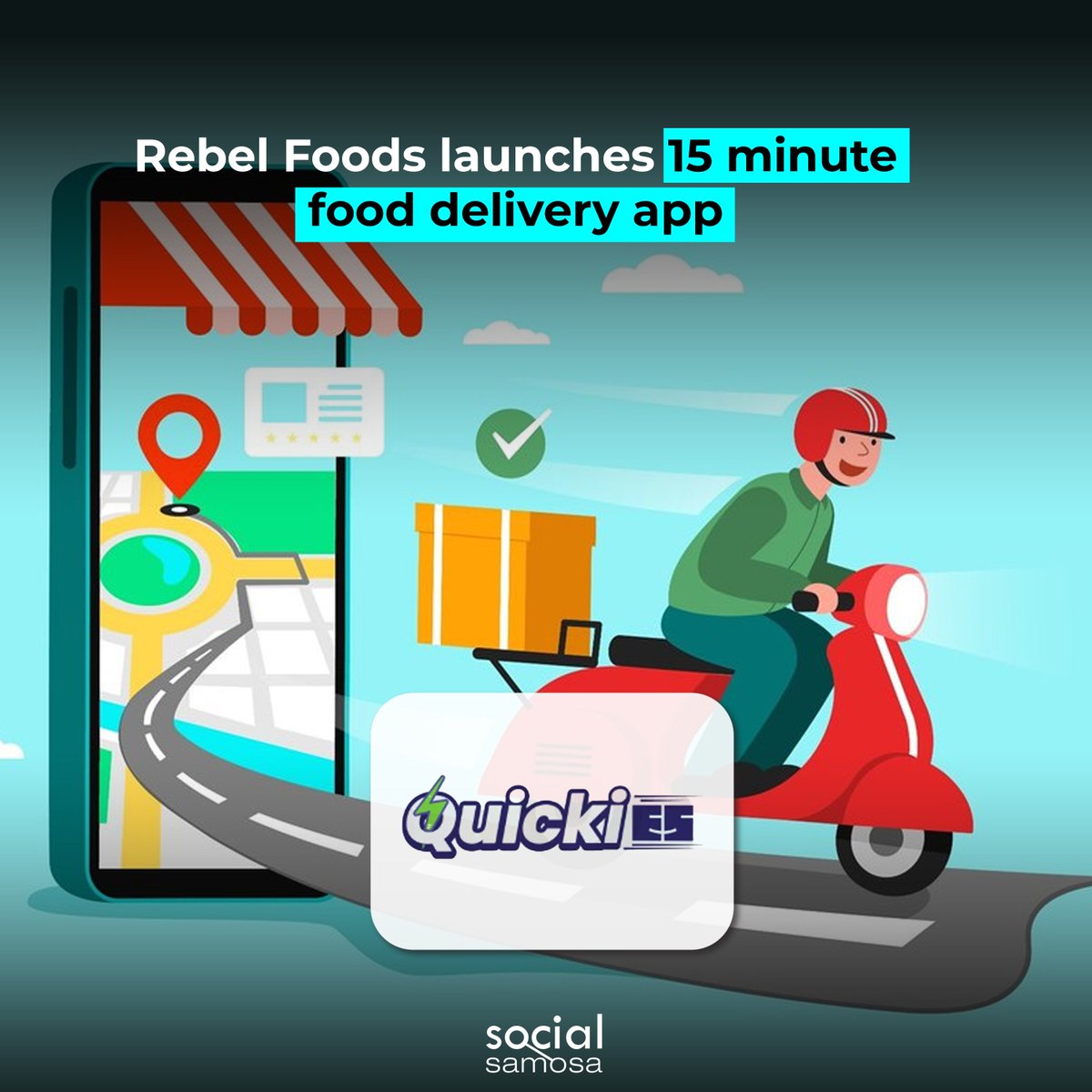 Rebel Foods launches QuickiES, a ‘15-minute or Free’ food delivery app in Mumbai, tapping into the demand for ultra-fast food delivery. “QuickiES is a strategic leap... powered by AI, data science, and predictive forecasting,” says Sagar Kochhar, Co-Founder &amp; CEO, EatSure. The
