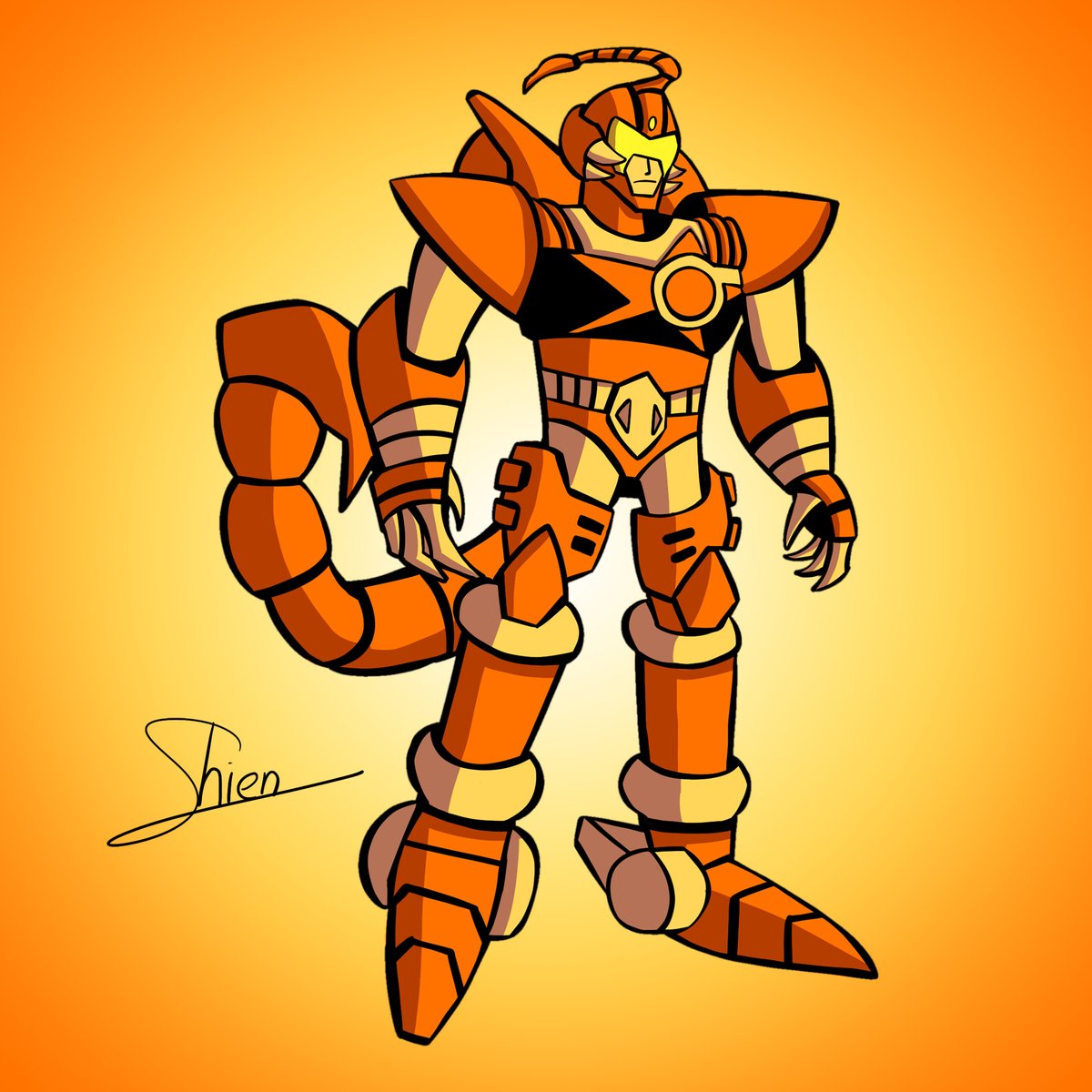 Mohawk_DaMofo's tweet image. New art dropped!

Beast Wars Sandstorm, alias Scorpius🦂

The design is a combination of Sasori Orange from Uchu Sentai Kyuranger and Kamen Rider Sasword, I'm going to watch Kyuranger someday!

RTs appreciated!
#Transformers #トランスフォーマー #Predacon #Sandstorm #Maccadam