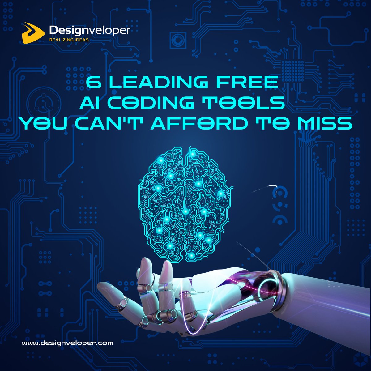 Designveloper's tweet image. Why Should You Use AI Coding Tools? 🤖
Here’s how #AIcodingtools can transform your workflow:
📈 Increased Productivity: Automate repetitive tasks with smart code suggestions.
✅ Enhanced Code Quality: Detect bugs early and optimize your code effortlessly.
🌟 Reduced Technical…