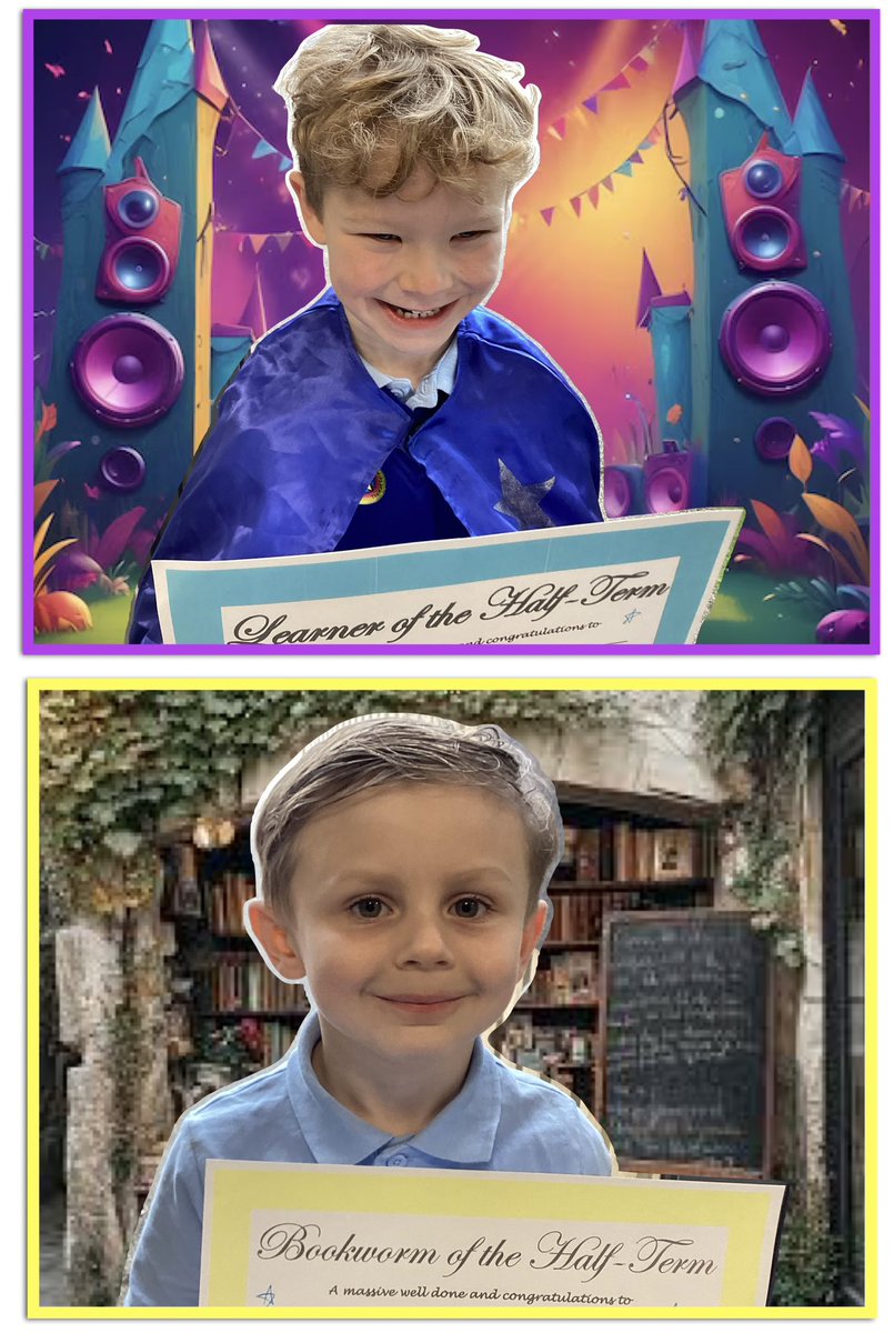Let’s celebrate our Learner of the Half Term 🏆 &amp; our Bookworm of the Half Term 📕🐛
#welldone