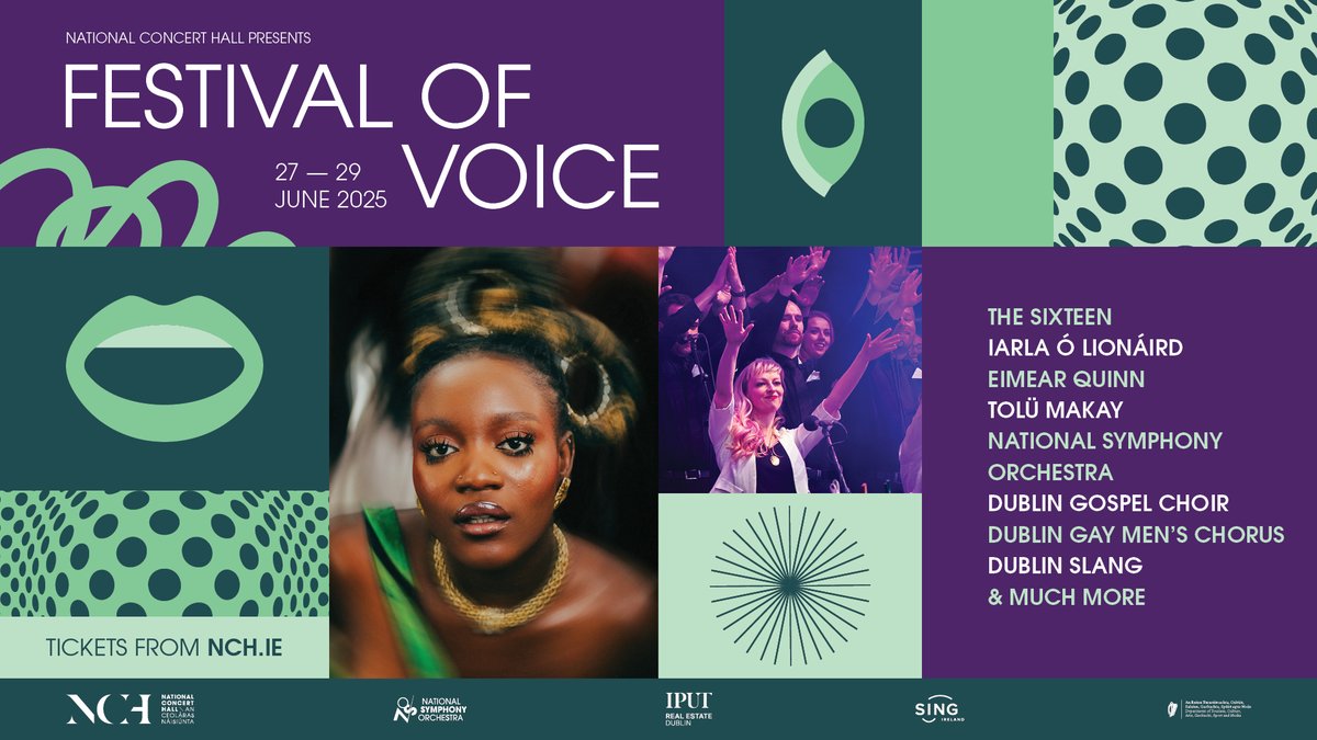 National Concert Hall (@nch_music) on Twitter photo Tickets are on sale now! From June 27th-June 29th we celebrate one of the greatest instruments on earth, the human voice with 'Festival of Voice'. Join us for performances from <a href="/TheSixteen/">The Sixteen</a>, <a href="/iarlavox/">Iarla O'Lionaird</a>, <a href="/newdublinvoices/">New Dublin Voices</a> & more.
Tickets available now: nch.ie/events-tickets… Tickets are on sale now! From June 27th-June 29th we celebrate one of the greatest instruments on earth, the human voice with 'Festival of Voice'. Join us for performances from <a href="/TheSixteen/">The Sixteen</a>, <a href="/iarlavox/">Iarla O'Lionaird</a>, <a href="/newdublinvoices/">New Dublin Voices</a> & more.
Tickets available now: nch.ie/events-tickets…