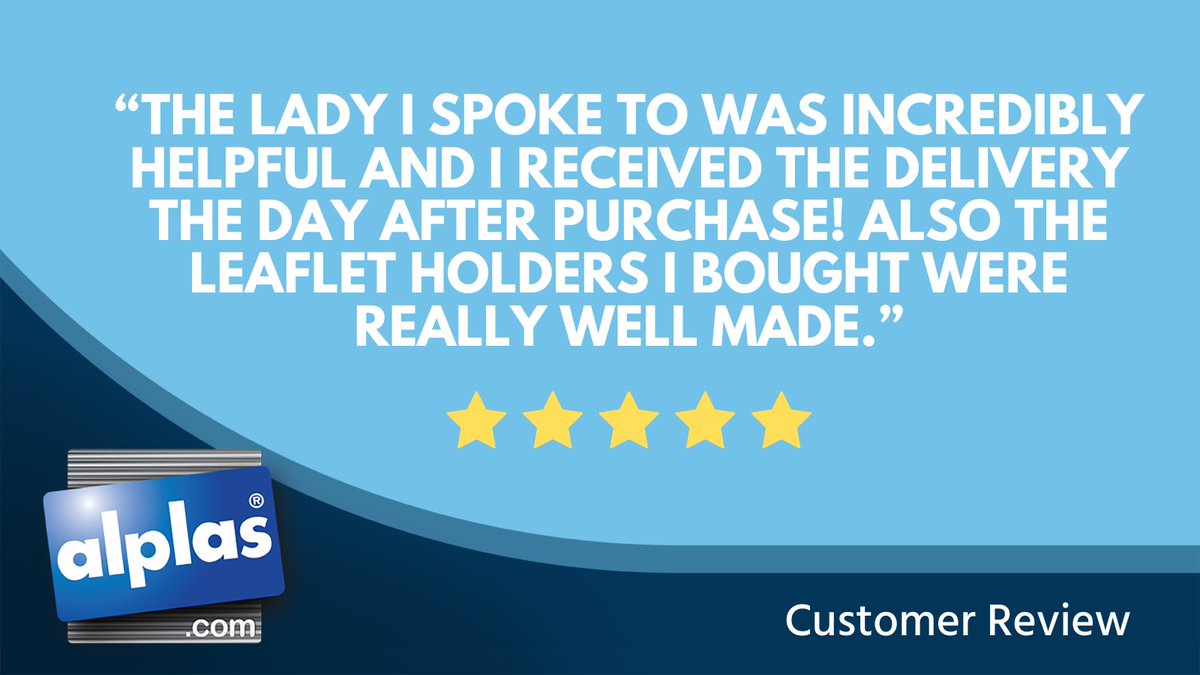 Seamless, speedy and superior service is our standard here at Alplas. But don’t just take our word for it, discover how we can support you by shopping online…

alplas.com/shop/

#Alplas #PointofSale #POS #CustomerReview