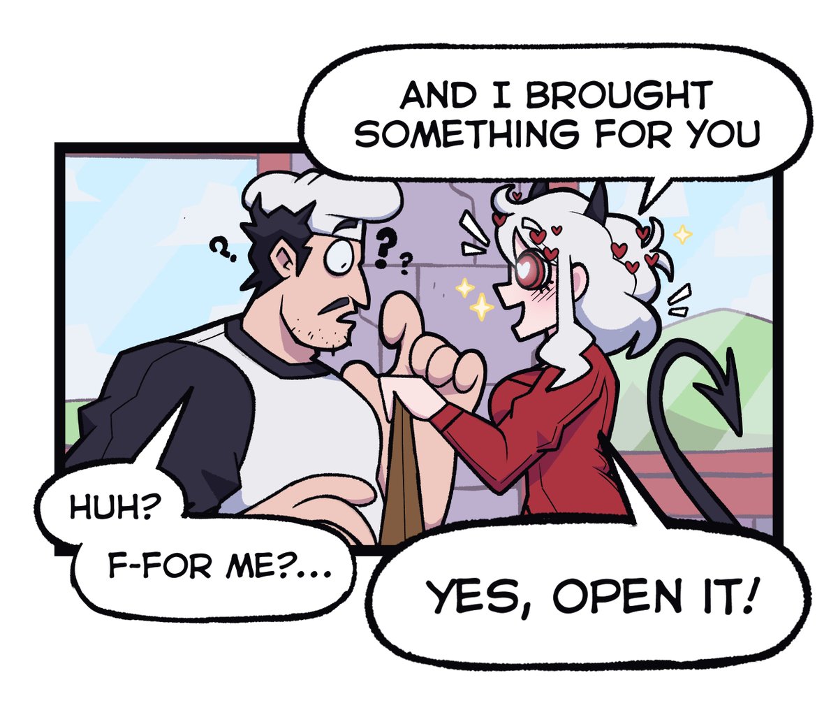 PIZZATAKERGUY's tweet photo. another Valentine's Day of Peppino and Modeus 🍕💞✨

#pizzatower #Helltaker #pizzataker https://t.co/RqbLQuCC5X