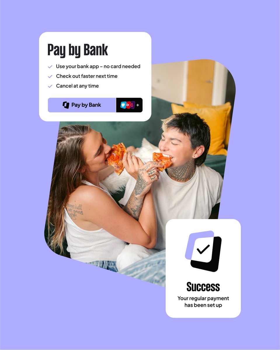 TrueLayer (@truelayer) on Twitter photo Just like you and your partner, Pay by Bank and Bank on File (VRP) are a perfect match. Just pure connection ❤️🔥 
So, what's all the hype about #BankonFile in 2025? Get the hot-off-the-press updates here 👉 okt.to/dBQH1C
Happy Valentine's Day 🫶
#PaybyBank Just like you and your partner, Pay by Bank and Bank on File (VRP) are a perfect match. Just pure connection ❤️🔥 
So, what's all the hype about #BankonFile in 2025? Get the hot-off-the-press updates here 👉 okt.to/dBQH1C
Happy Valentine's Day 🫶
#PaybyBank