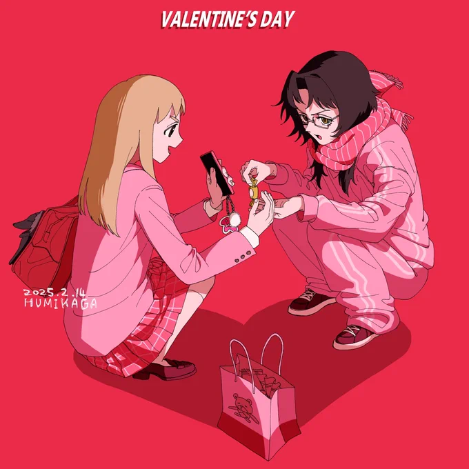 バレンタインチョコ #ValentinesDay #illustration #イラスト