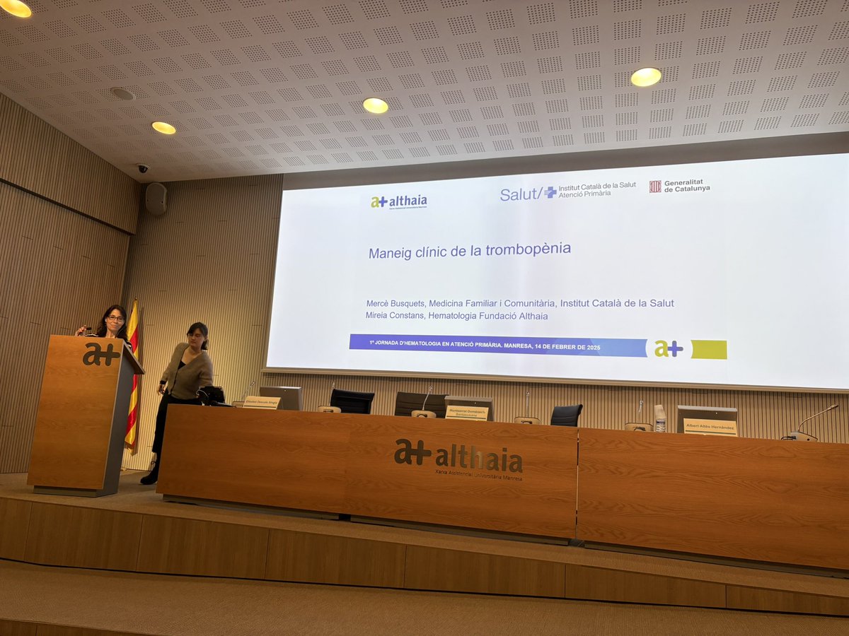 patxcarito's tweet photo. #1a Jornada d’hematologia en atención primària al Bages, Berguedà, Moianès, Solsonès, Calaf
#continuum assistencial

Ponències excel-lents compartides entre MFiC i hematòlegs.
Exemple de treball compartit i consensuat
@icscatcentral @primariaicscat @althaiamanresa https://t.co/oMHEkyShhs