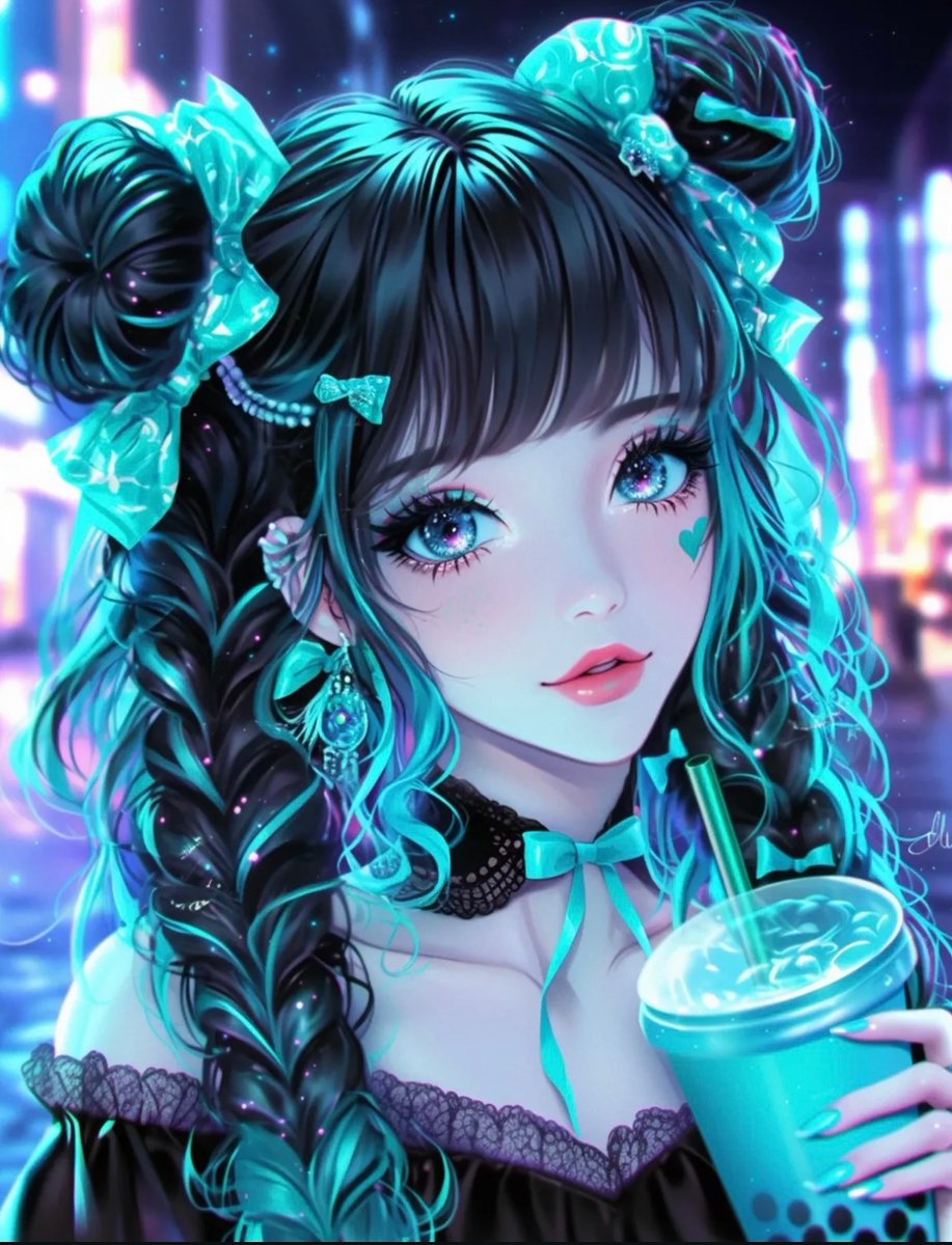 ZhelAmanda's tweet image. Serving you sci-fi vibes in every cyan bubble. 🖤🖤🖤
#ai #Aicosplay #Alcommunity #aesthetics
#Discord #aesthetics #fantasy #ai
#aiartcommunity #aiartist