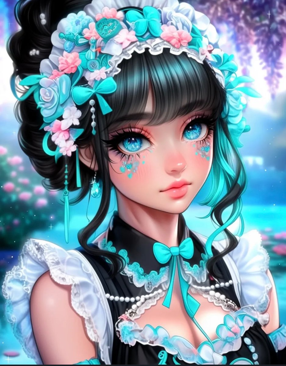 ZhelAmanda's tweet image. Serving you sci-fi vibes in every cyan bubble. 🖤🖤🖤
#ai #Aicosplay #Alcommunity #aesthetics
#Discord #aesthetics #fantasy #ai
#aiartcommunity #aiartist