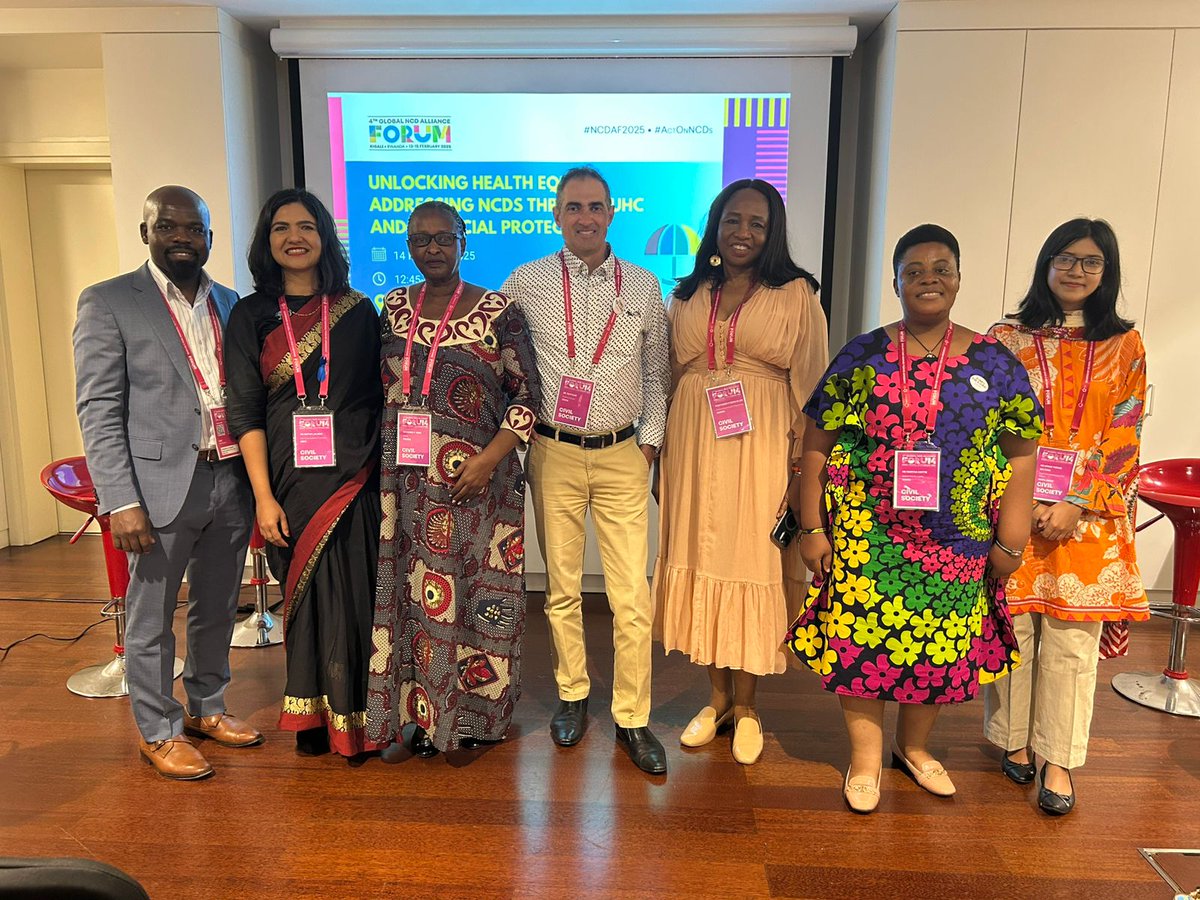 CSEM (UHC2030 Civil Society Engagement Mechanism) (@csos4uhc) on Twitter photo It’s a wrap! 🙌Thanks to our amazing panelists & attendees for an insightful session #NCDAF2025 on Unlocking Health Equity: Addressing #NCDs through #UHC & Financial Protection! Shoutout to <a href="/ncdalliance/">NCD Alliance</a> for hosting this Forum🌎 Conversation continues here🔗lnkd.in/exMxrQ6t It’s a wrap! 🙌Thanks to our amazing panelists & attendees for an insightful session #NCDAF2025 on Unlocking Health Equity: Addressing #NCDs through #UHC & Financial Protection! Shoutout to <a href="/ncdalliance/">NCD Alliance</a> for hosting this Forum🌎 Conversation continues here🔗lnkd.in/exMxrQ6t