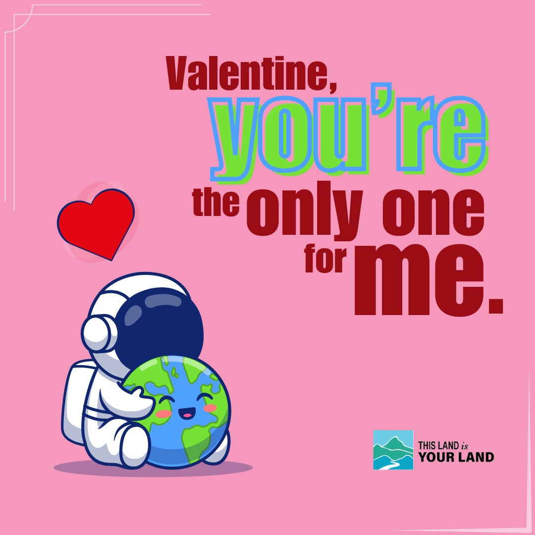 climate_land's tweet photo. Happy Valentine’s Day from This Land Is Your Land!

Show some love to our planet! Small acts, like choosing sustainable gifts, reducing waste, and appreciating  natures beauty, can make a big difference.  Let’s cherish our loved ones and our land today and every day! https://t.co/nGiTjSFqvY