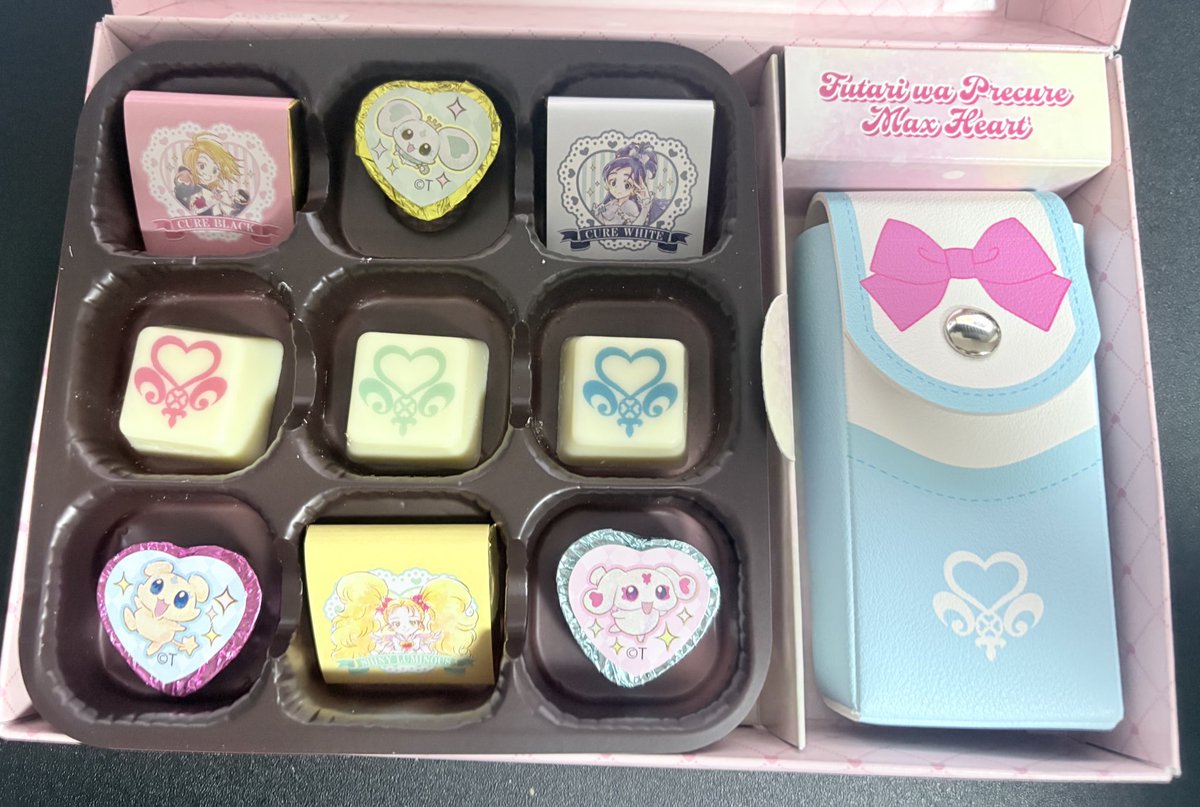 奥さんからバレンタインのチョコ頂きました。プリキュアです!嬉しい! 