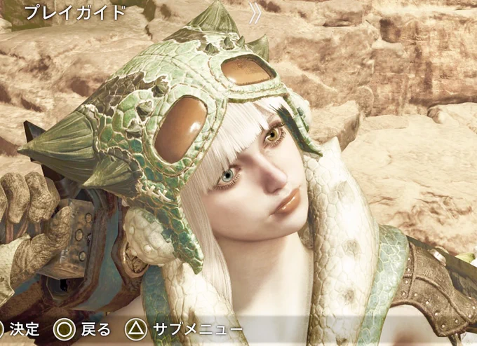 #モンハンワイルズ うちの子かわいい 個人的にはキャラメイク成功 