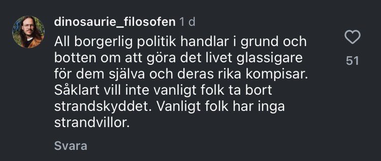 angående #strandskyddet och högerpolitik i allmänhet #svpol
