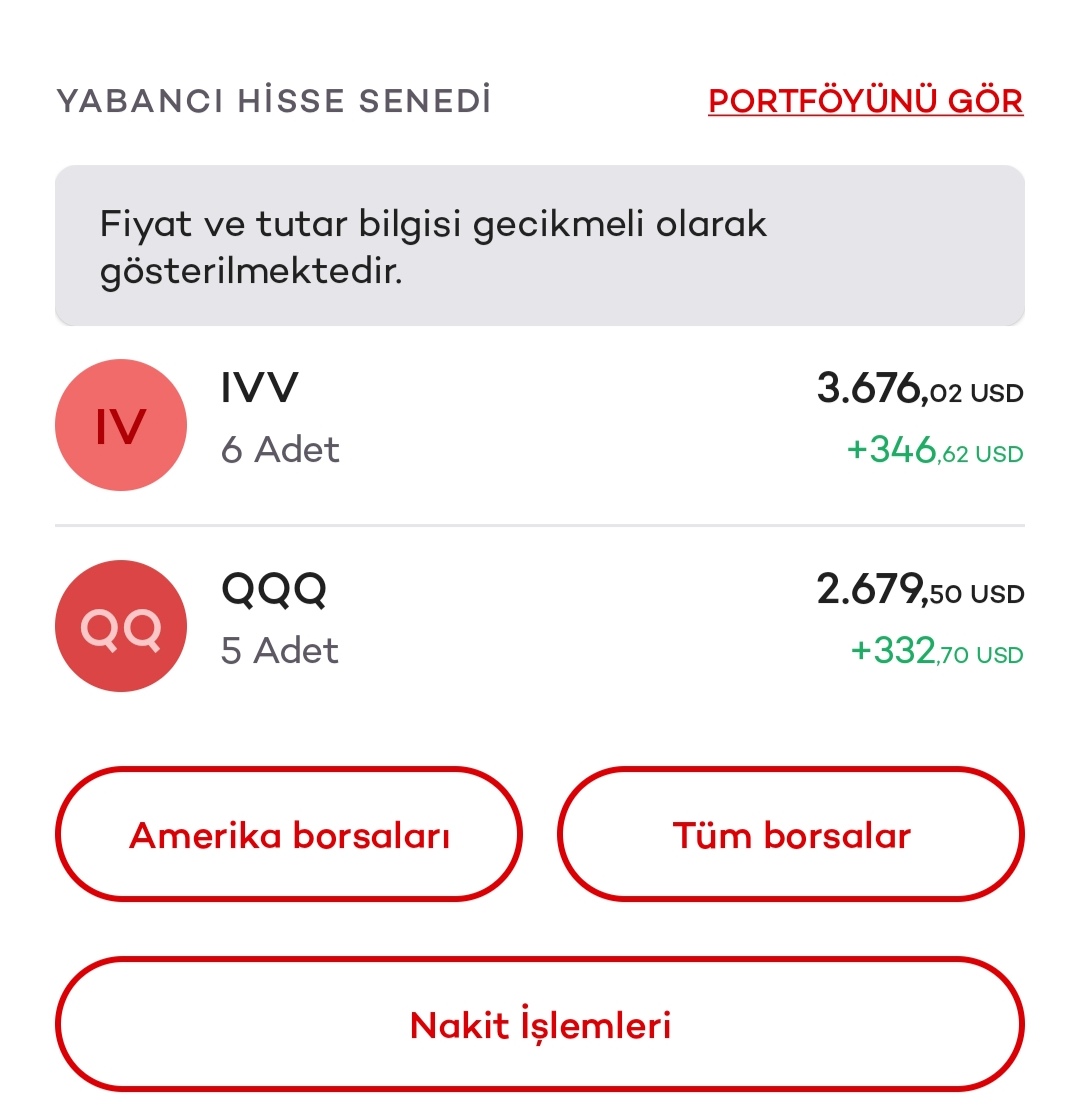 mirilikerem's tweet photo. 13 Şubat #Abd endeks fonlarımız 
78 Dolar kar (+% 1.2)
#ABDendeks #ABDfon #IVV #QQQ #Nasdaq #SP500 #ETF #Yatırım #Borsa #Hisse #Fon #YurtdışıYatırım #PasifGelir #Portföy #YatırımDanışmanlığı #Finans #Piyasa #Ekonomi #Getiri #Birikim #tatil #6subat2023 https://t.co/bZqw5i5RLB