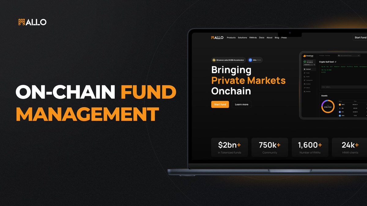 Private markets are changing in a big way, and blockchain is at the heart of it. On-chain fund management is shaking up how funds work—making them more transparent, efficient, and accessible than ever before.

Here’s the breakdown ⤵️