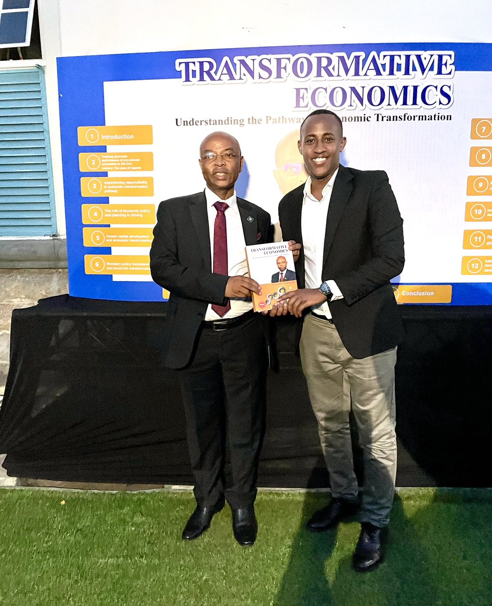 isaacBakashaba2's tweet photo. Last evening @Makerere as the newly appointed Deputy Governor @ProfNuwagaba successfully launched his maiden book #TransformativeEconomics 

@BOU_Official https://t.co/fxlTp1K8v2