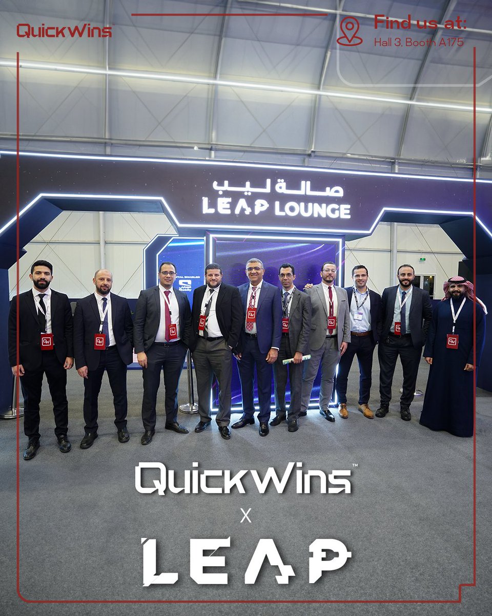 Quick_Wins's tweet photo. What a journey!

Our dedicated team is proud of our participation at LEAP 2025 as we pursued excellence at LEAP 2025.

Share what you experienced with us at LEAP and let’s digitalize the future!

#QuickWins #LEAP2025 #AIAdvisory #DigitalTransformation https://t.co/JlYyQ8THoN