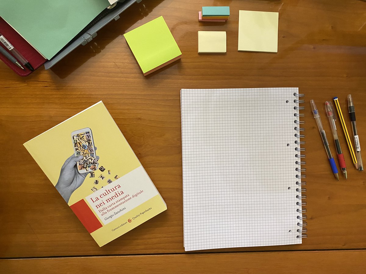 ILGalgano's tweet image. #readytoread #book &quot;La cultura dei media&quot; #giorgiozanchini #libro #saggio #caroccieditore