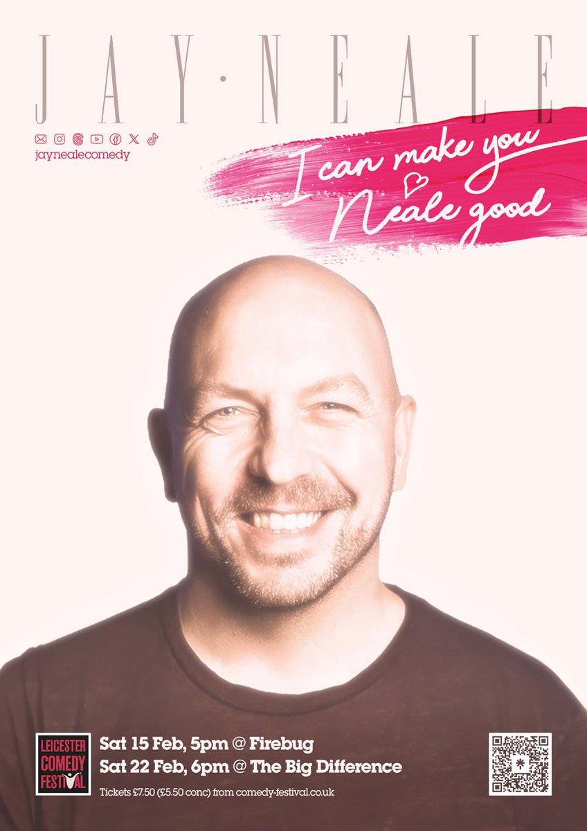 Jason Neale (@jaynealecomedy) on Twitter photo First outing for my new 1-Hour Show TOMORROW (15th) 5pm at <a href="/FirebugBar/">Firebug</a> for <a href="/TripleCeePee/">CaptainColino</a> at the <a href="/LeicsComedyFest/">Leicester Comedy Festival</a>
If you can't make it, it's on the following week (22nd) 6pm at <a href="/BigDiff_Venue/">The Big Difference</a>
Ticket links in Bio
<a href="/thenetagency/">The Net Talent Agency</a> First outing for my new 1-Hour Show TOMORROW (15th) 5pm at <a href="/FirebugBar/">Firebug</a> for <a href="/TripleCeePee/">CaptainColino</a> at the <a href="/LeicsComedyFest/">Leicester Comedy Festival</a>
If you can't make it, it's on the following week (22nd) 6pm at <a href="/BigDiff_Venue/">The Big Difference</a>
Ticket links in Bio
<a href="/thenetagency/">The Net Talent Agency</a>