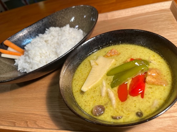 Green Curry &amp; Rice