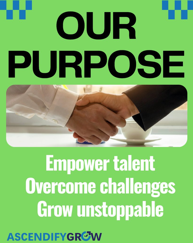 AscendifyGrow's tweet photo. 🚀 At #AscendifyGrow, we see the potential beyond the titles.

We strive to be the indispensable ally that propels your growth. Together, we’ll turn ambition into achievement. 

#UnleashYourPotential #EmpoweringProfessionals #GrowthMindset #BusinessSuccess #YourAllyInGrowtH https://t.co/sPi3rmxj9L