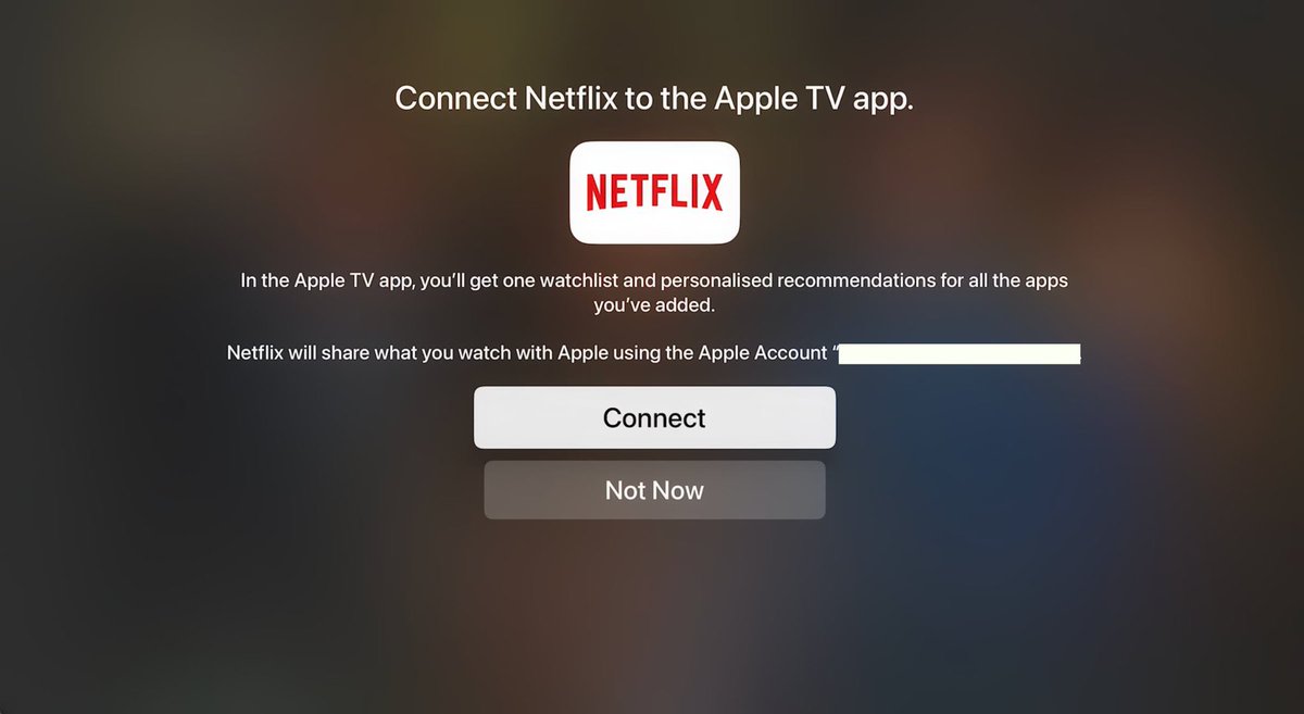 sigjudge's tweet photo. A new feature is rolling out to the @AppleTV app - @Netflix support!

As first discovered by my good friend Rasmus Larsen at @Flatpanels, Netflix is currently rolling out full compatibility with Watch Now and Watch Lists in the US as well as listings for all of its programming! https://t.co/a6KN4QpEFp
