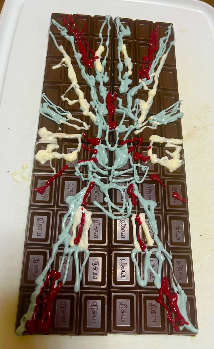 今年のバレンタインはエクハがんばれ黒イカ正規譜面チョコ
世界一適当なイカロスの絵