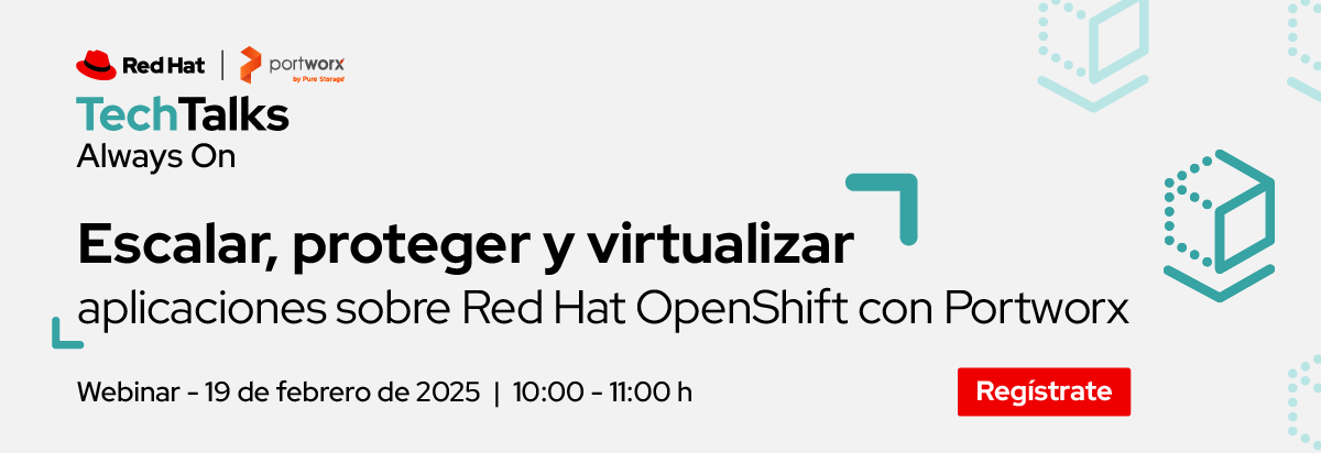 RedHatIberia's tweet photo. Conoce cómo abordar la virtualización con en Red Hat, KubeVirt y Portworx.
En este webinar con demo mostraremos casos de uso clave como almacenamiento híbrido y multinube, el #RecoveryDisaster, así cómo los aspectos más destacados de esta colaboración
➡️ https://t.co/fb6p94XeIe https://t.co/GIPTsL4lDb