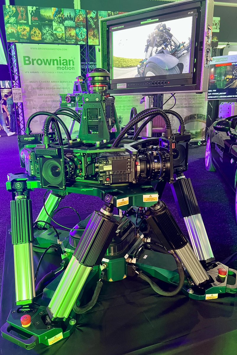 adamantduncan's tweet image. The smartest piece of kit I’ve ever seen at any @BSC_EXPO ever. Go and marvel at it today with Brownian Motion and @MotionImposs  @adamantean #vfx