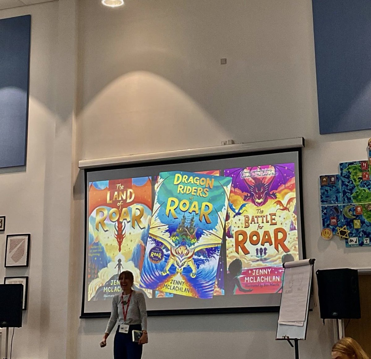 Cheadle Hulme PS (@cheadlehulmepri) on Twitter photo 📕| Author Visit
We were lucky enough to be visited by Jenny McLaughlan. She talked to us about her books, how she started as an author, her inspiration and talked through writing process. She even enrolled us all into dragon school and let us create our own dragon character. 📕| Author Visit
We were lucky enough to be visited by Jenny McLaughlan. She talked to us about her books, how she started as an author, her inspiration and talked through writing process. She even enrolled us all into dragon school and let us create our own dragon character.