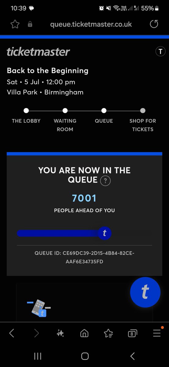 redarmy1987's tweet photo. @TicketmasterCS are absolute shit. Been stuck at 7001 for half hour. Try using the app it says I'm already in line and puts me back at 7001 and doesn't move. Why do bands use it? It's fucking shit. It's alright for Disney on Ice but that's about it https://t.co/HVX0qzfUTc