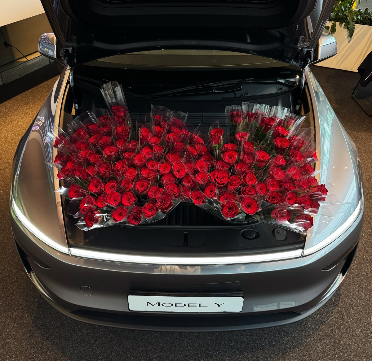 How to use your frunk on Valentine’s Day