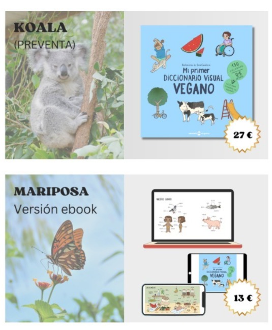La campaña de Verkami para financiar la edición del libro infantil “Mi primer diccionario visual vegano” ha acabado con éxito hoy 14 de febrero a las 9 h con una recaudación de 6.376 €!!!
¡Muchas gracias! Además tenemos NOTICIAS ¡Activamos PREVENTA! info: verkami.com/projects/39443…